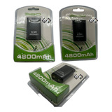 3 Kit Carga Y Juega Para Control Xbox 360 Batería 4800mah