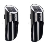 2x Arandela Led Solar Com Sensor Luz E Presença Oferta