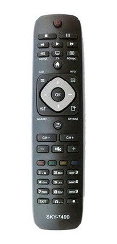 Controle Para Tv Compatível Com Philips Lcd 7490