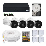 Kit 4 Câmeras Intelbras 20 Mts Dvr Intelbras Com Hd 1tb