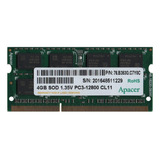 Memoria Sodimm Pc3l 4gb 12800 1600mhz Dual V 16 Chip Apacer 