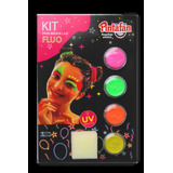 Set Maquillaje Fluo Artistico Pintafan X Color