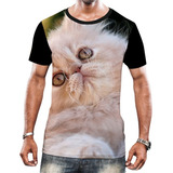 Camisa Camiseta Felinos Gatos Persas Raça Pura Animais Hd 4