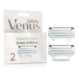 Gillette Venus Repuesto Máquina Afeitar Mujer Área Íntima 2u