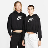 Poleron Nike Sportswear Club Fleece Mujer Negro