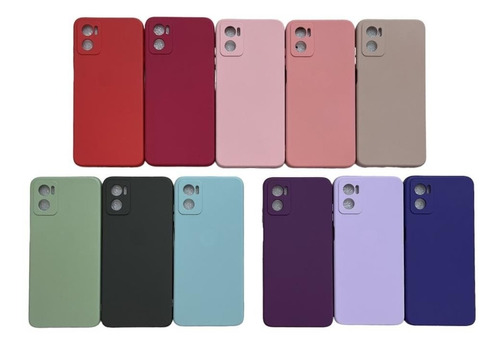 Funda Silicona Silicone Case Para Motorola Moto E22 E22i