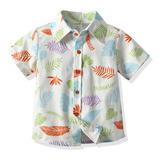 Camisa De Verano Para Niños, Camisa Casual Para Playa