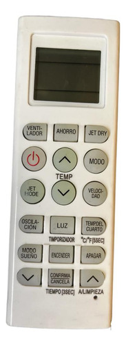 Control Remoto Para Aire Acondicionado LG Inverter Genérico 