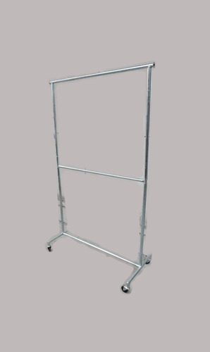 Rack Para Ropa Doble Desarmable 1m Largo Galvanizado