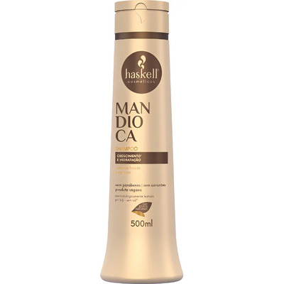Shampoo Hidratante Capilar Mandioca 500ml Haskell