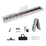 Cossain Piano Digital De 88 Teclas Con Teclas Iluminadas, T.