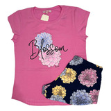 Pijama Verano Mujer Remera M/corta Short Promesse Art. 10466