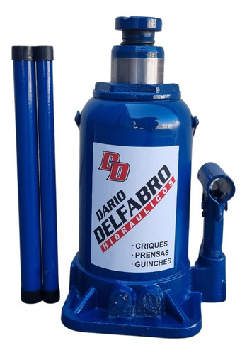 Crique Botella Hidráulico 20 Tn - Tope Registrable Delfabro