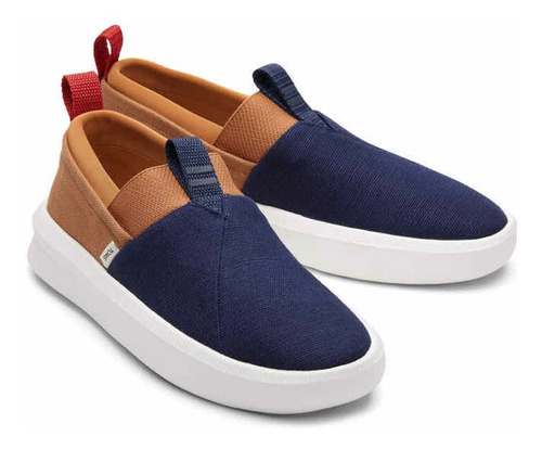 Alpargata Rover Navy/cashew Heritage Canvas Caballero Toms