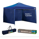 Gazebo Tenda Articulado Mor Sanfonada 3x3 + 3 Paredes