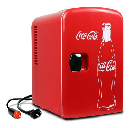 Mini Frigobar Refrigerador Portátil Coca Cola 6 Latas Retro