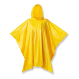 Capa Poncho De Lluvia Impermeable 100% Pvc Liviano Amarillo