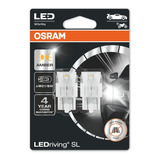 Par Lamparas Osram T20 Led Ambar Reemplazo T20 W21/5w