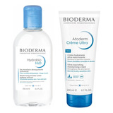 Kit Bioderma Creme Hidratante + Água Micelar Demaquilante