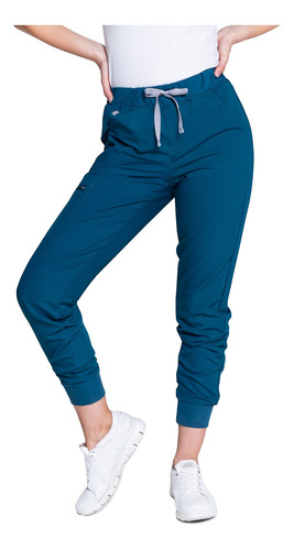 Pantalón Mujer Scorpi Jogger - Petróleo - Uniformes Clínicos