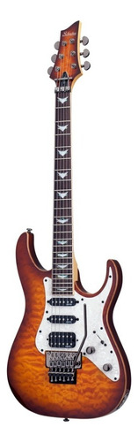 Guitarra Eléctrica Schecter Banshee Extreme Banshee-6 Fr Extreme De Caoba Vintage Sunburst Con Diapasón De Palo De Rosa