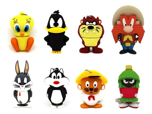 Pendrives Looney Tunes 64 Gb Animados Usb 2.0 Cartoon Piolin