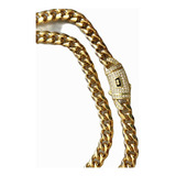 Cadenas De Oro Laminado 18k Monaco Chain, Tejido Cubana 6 Mm