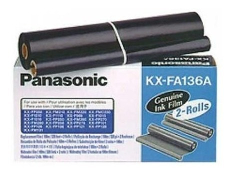 Filme Fax Panasonic Kx-fa136a 2 Rolos Vencido - Lacrado !!