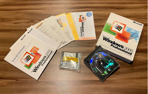 Box Cd Microsoft Windows 2000 Professional Original