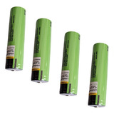 4 Bateria 18650 Recargable Li-ion 3,7v 3400mah  (panasonic)
