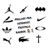 Moldes Pra Fazer Desenhos Frystalle Barbeiro Cabelo Oferta 