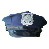 Sombrero De Policía Disfraz Policía Fiesta Cosplay Color Azul