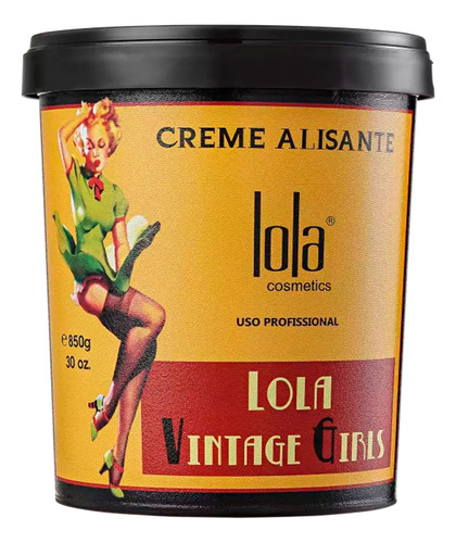  Creme Alisante Vintage Girls 850g - Lola Cosmetics