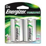 Baterías Recargables Energizer Nh50bp2 Nimh, D, 2 Baterías/p