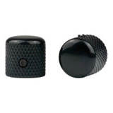 Knob Metal Com Parafuso Fenda Preto Dolphin