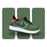 Tênis Nike Air Force Gs Masculino Verde Militar (39 Ao 43)