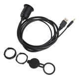 Cable Empotrado Usb 3.0 De 3,5 Mm Para Montaje En Coche Y Co