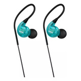 Fone De Ouvido In Ear Vokal E-40 Monitoração Retorno Azul