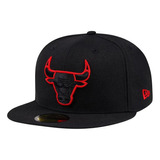 Gorra New Era Chicago Bulls Red Black Edition 59fifty