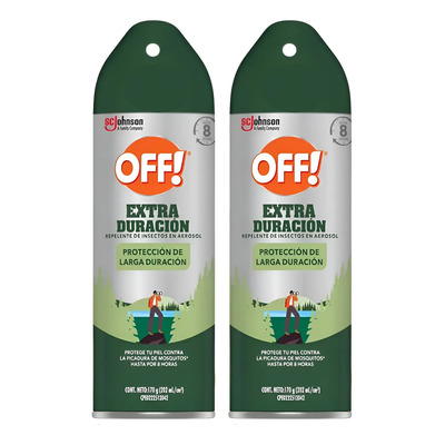 2 Repelentes De Insectos Off! Extra Duración 170g Aerosol