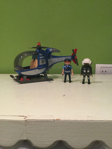 Helicoptero Policia Playmobil