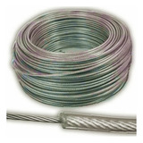 Cable Acero Forrado Pvc Tender Colgar Ropa Rollo 200mt Soga