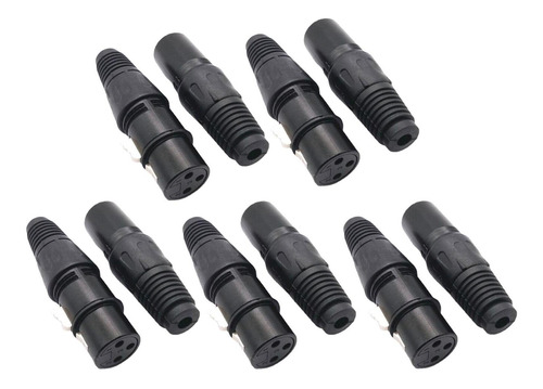 Mic Dmx Hembra, Dmx Macho Y Hembra Mic Snake Plug Cable De