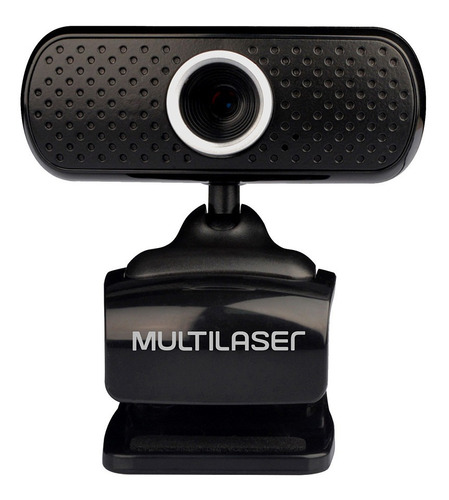 Webcam Plugplay 480p Mic Usb Preto Multilaser - Wc051