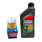 Kit Aceite Castrol Y Filtro V15 135 Bm 150 Ns 125 Orig Bajaj