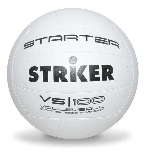 Pelota De Voley Blanca Caucho Striker Lmr Deportes