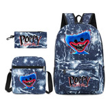 Bolso Bandolera+mochila Huggy Wuggy Poppy Playtime ,