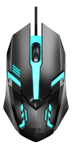 Mouse Optico Gamer Usb Alámbrico Juegos Led Multicolor Raton