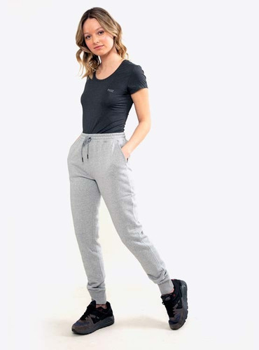 Pantalón Buzo Mujer Pitillo Deportivo Casual Jogger Básico