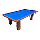 Mesa Pool Profesional Cedro 2.40x1.40 Mts Deportes Brienza